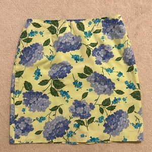 Cotton floral Talbots skirt